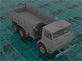 thumbnail for ICM 35001 Kamaz Soviet Six-Wheel Army Truck (Камаз советский шестиколёсный армейский грузовой автомобиль)