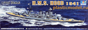 Trumpeter 05740  1:700, H.M.S. Hood 1941 (Линкор «Худ» 1941)